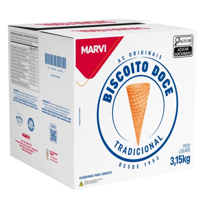 Casquinha Doce Baun. 3.15Kg Marvi